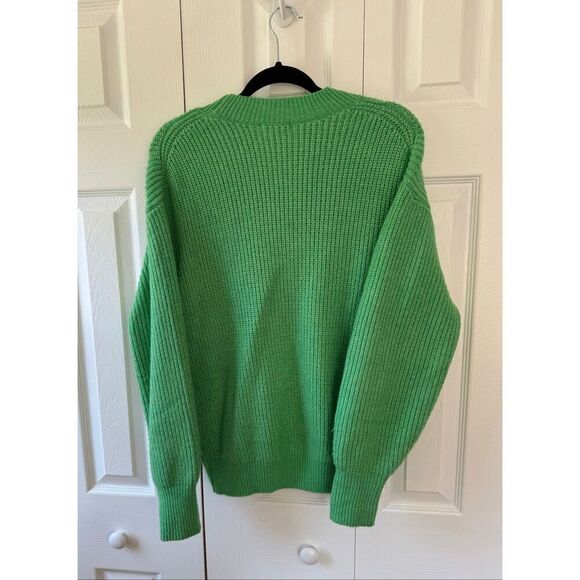 H&M Small Ribbed Green Jumper Sweater - Picture 6 of 6
